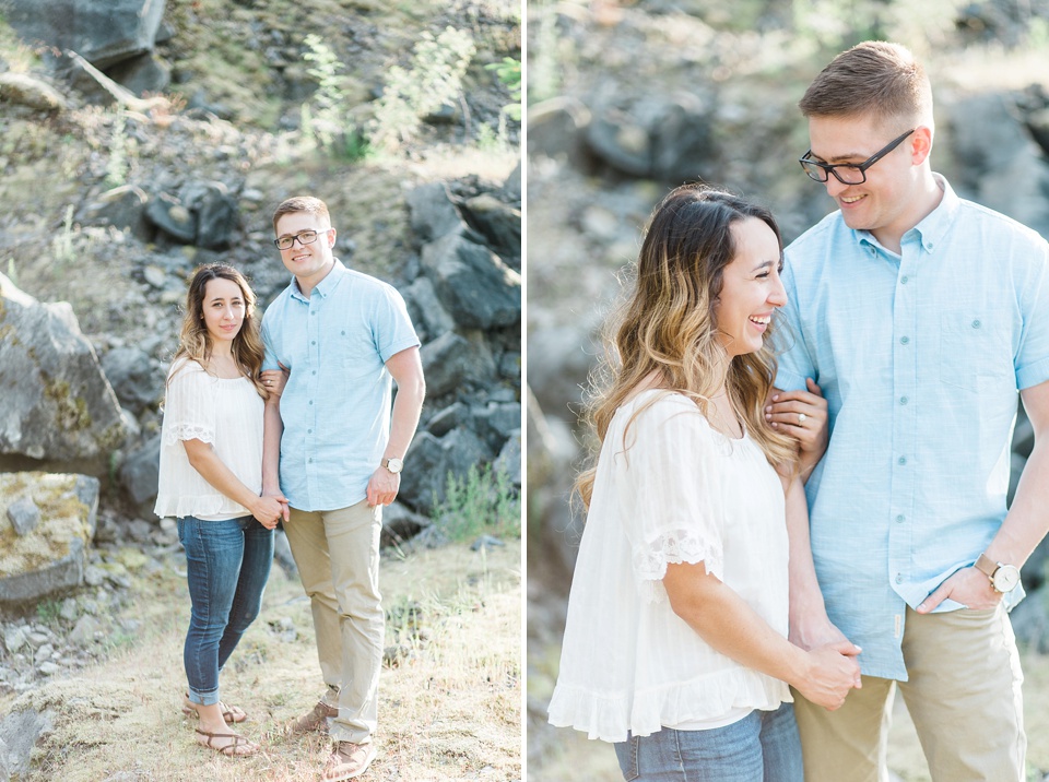 best engagement session locations in oregon, columbia gorge engagement session